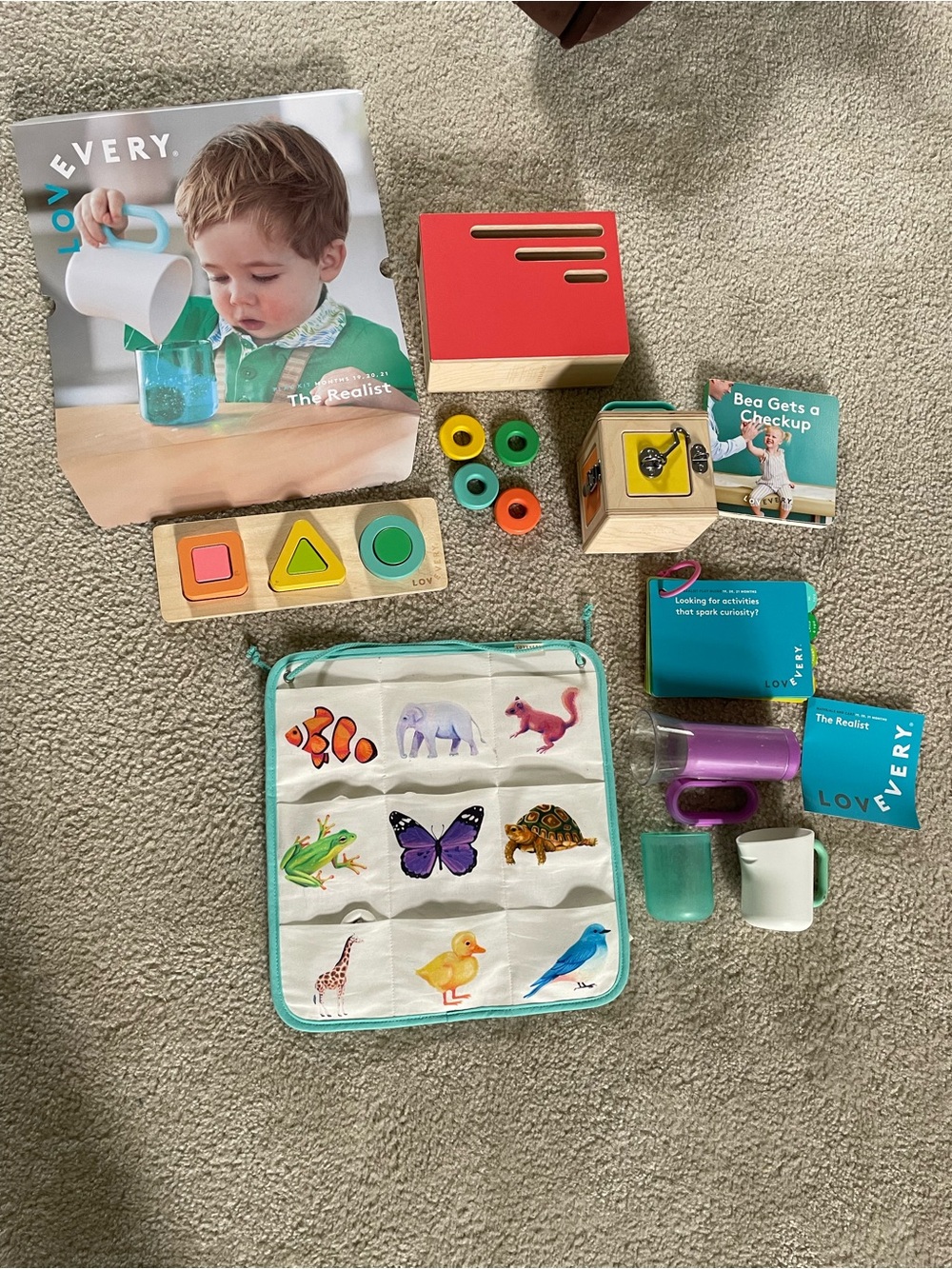 Complete Lovevery Realist Playkit (months 19,20,21)